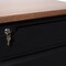 Flash Furniture 30 in D X Walnut, 70 in W X GC-M-BLK-177-WLN-GG - alternate 9